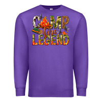 Purple camp fire legend Premium Sweatshirt - NancyCooperArtShop