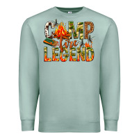Seafoam camp fire legend Premium Sweatshirt - NancyCooperArtShop