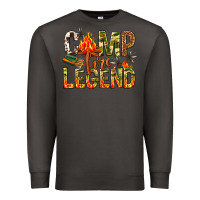 Smoke camp fire legend Premium Sweatshirt - NancyCooperArtShop