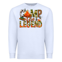 White camp fire legend Premium Sweatshirt - NancyCooperArtShop