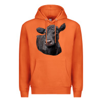 Carrot Black Angus Cow Illustrations Premium Hoodie - LillyAllenDesigns