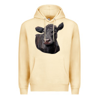Pina Colada Black Angus Cow Illustrations Premium Hoodie - LillyAllenDesigns