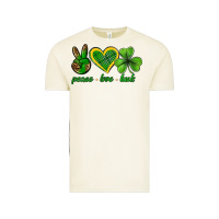 Vintage Arctic peace love luck st. patricks day nePeace love luck Vintage Tee - Neo Western