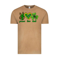 Vintage Camel peace love luck st. patricks day nePeace love luck Vintage Tee - Neo Western