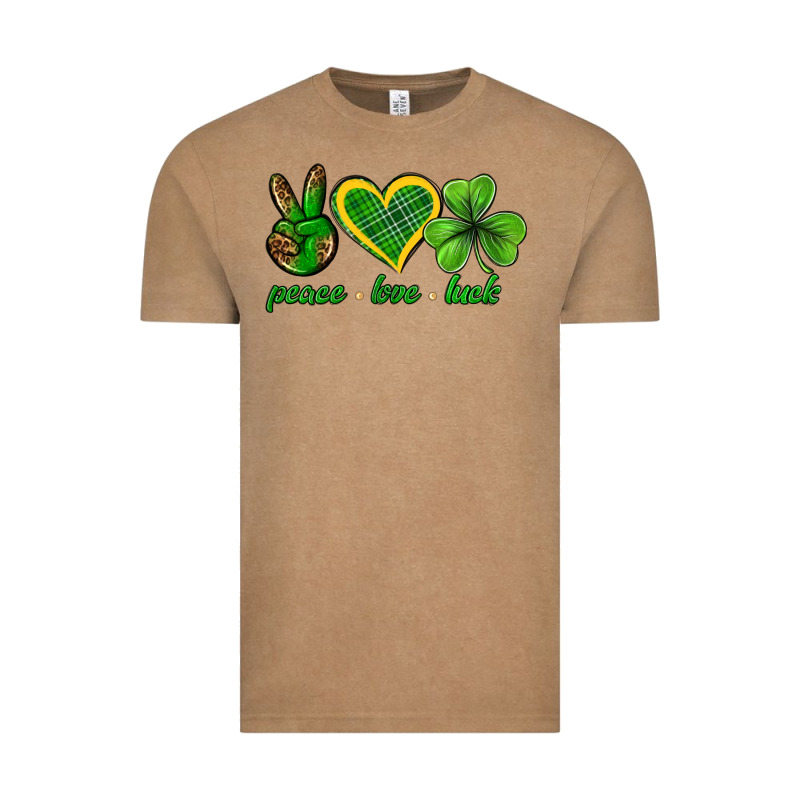 Peace Love Luck St. Patricks Day Nepeace Love Luck Vintage Tee by Neo Western | Teevron
