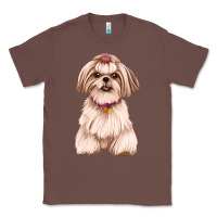 Chestnut Shih Tzu Dog Design Classic Tee - JahusDesignShop