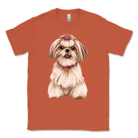 Copper Shih Tzu Dog Design Classic Tee - JahusDesignShop