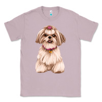 Lilac Shih Tzu Dog Design Classic Tee - JahusDesignShop