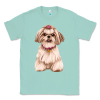 Seafoam Shih Tzu Dog Design Classic Tee - JahusDesignShop