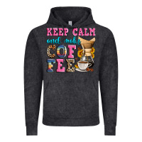 Vintage Black keep calm and make coffee Vintage Hoodie - Zillion Design Studio