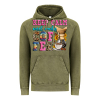 Vintage Olive keep calm and make coffee Vintage Hoodie - Zillion Design Studio
