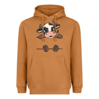 Meerkat custom cow Heavyweight Hoodie - MaliasSmallBusiness
