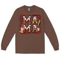 Chestnut baseball mama Long Sleeve Tee - Jasminsmagicworld