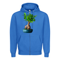 True Royal Ficus Ginsenge Zipper Hoodie - LillyAllenDesigns