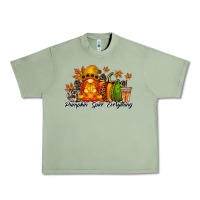 Oil Green Pumpkin Spice Everything Urban Heavy Tee - RacoonDesign