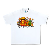 White Pumpkin Spice Everything Urban Heavy Tee - RacoonDesign