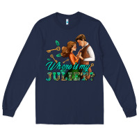 Navy where is my juliet Long Sleeve Tee - AdoDesignShop