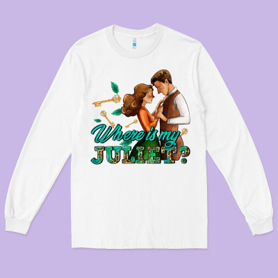 Where Is My Juliet Long Sleeve Tee Designed By Adodesignshop