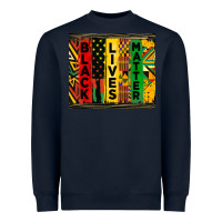 Navy black lives matter tumbler Heavyweight Sweatshirt - HRA Design Shop