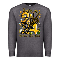 Charcoal Heather have rockin' new year 2024 Premium Sweatshirt - MaliasSmallBusiness