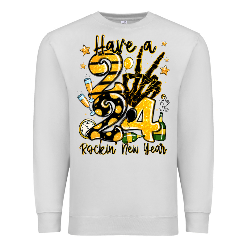 Have Rockin' New Year 2024 Premium Sweatshirt by MaliasSmallBusiness | Teevron