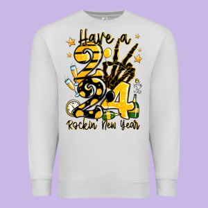 Have Rockin' New Year 2024 Premium Sweatshirt Designed By Maliassmallbusiness