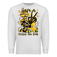 Oatmeal Heather have rockin' new year 2024 Premium Sweatshirt - MaliasSmallBusiness