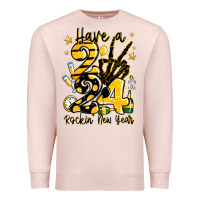 Pale Pink have rockin' new year 2024 Premium Sweatshirt - MaliasSmallBusiness