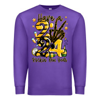 Purple have rockin' new year 2024 Premium Sweatshirt - MaliasSmallBusiness