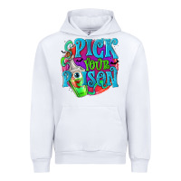 White Pick Your Poison Urban Hoodie - texasbilliewilder
