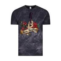 Cloud Black hair hustler 4 Vintage Tee - SublimationCraftShop