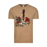 Vintage Coffee hair hustler 4 Vintage Tee - SublimationCraftShop
