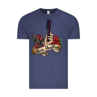 Vintage Denim hair hustler 4 Vintage Tee - SublimationCraftShop