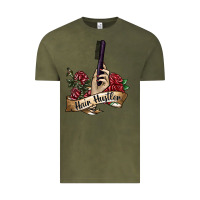 Vintage Olive hair hustler 4 Vintage Tee - SublimationCraftShop