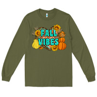 Army Green fall vibes Long Sleeve Tee - Artiststas