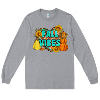Heather Grey fall vibes Long Sleeve Tee - Artiststas