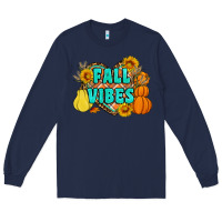 Navy fall vibes Long Sleeve Tee - Artiststas