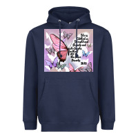 Navy bible verse Heavyweight Hoodie - MaliasSmallBusiness