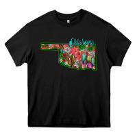 Black oklahoma Heavy Core Tee - SublimationCraftShop