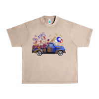 French Oak western truck fourth of july Urban Heavy Tee - FaDigitalArtStudio