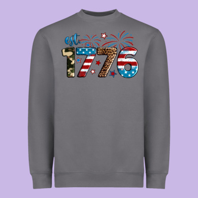 Est. 1776 Heavyweight Sweatshirt Designed By Neo Western