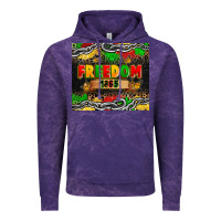 Cloud Purple juneteenth freedom 1865 Vintage Hoodie - Zillion Design Studio