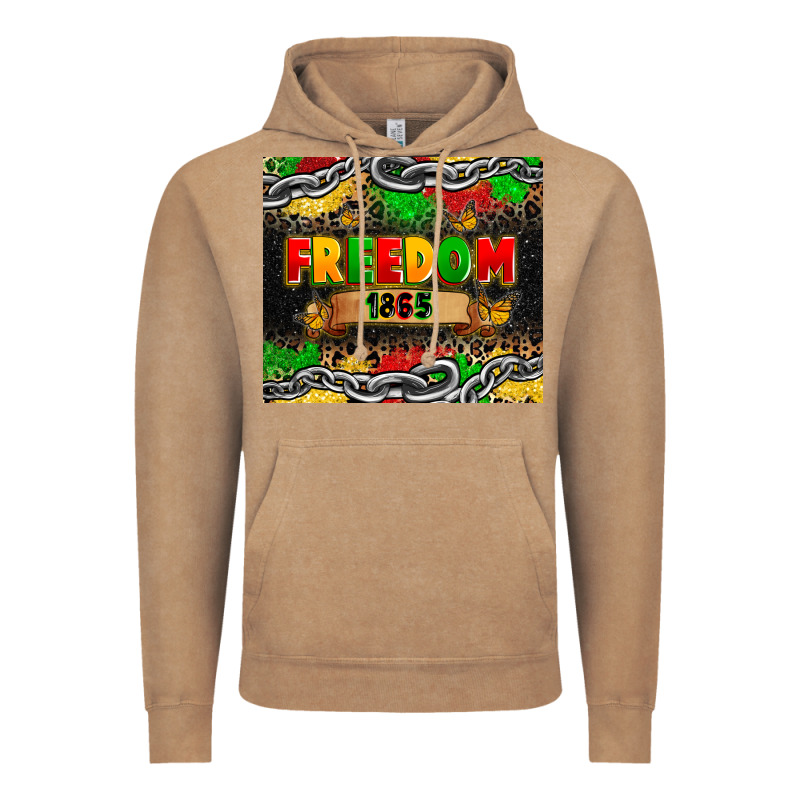 Juneteenth Freedom 1865 Vintage Hoodie by Zillion Design Studio | Teevron