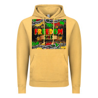 Vintage Mustard juneteenth freedom 1865 Vintage Hoodie - Zillion Design Studio