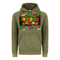 Vintage Olive juneteenth freedom 1865 Vintage Hoodie - Zillion Design Studio