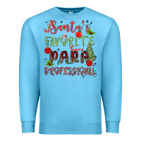 Ocean Blue santa's favorite para professional Premium Sweatshirt - MaliasSmallBusiness