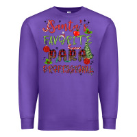 Purple santa's favorite para professional Premium Sweatshirt - MaliasSmallBusiness