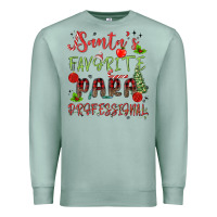 Seafoam santa's favorite para professional Premium Sweatshirt - MaliasSmallBusiness