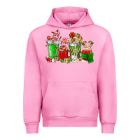 Fuchsia Pink Christmas coffee cup Urban Hoodie - NancyCooperArtShop
