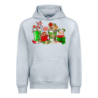 Heather Grey Christmas coffee cup Urban Hoodie - NancyCooperArtShop
